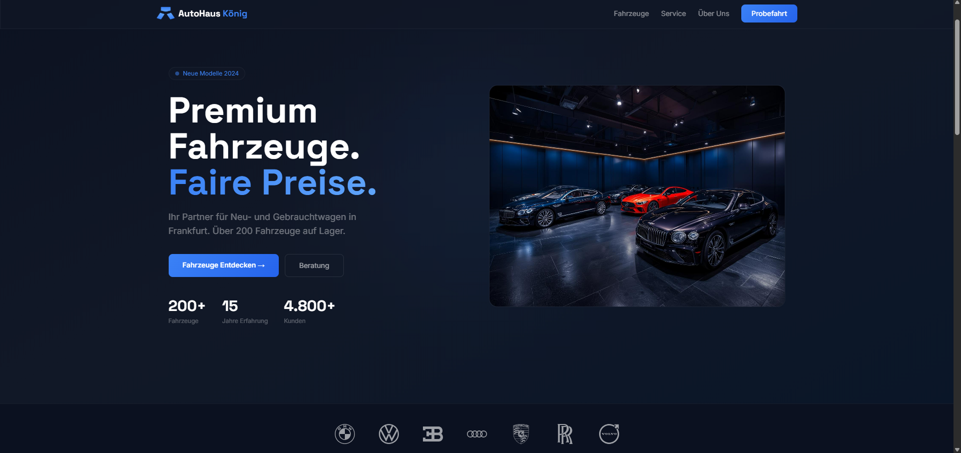 AutoHaus König Website