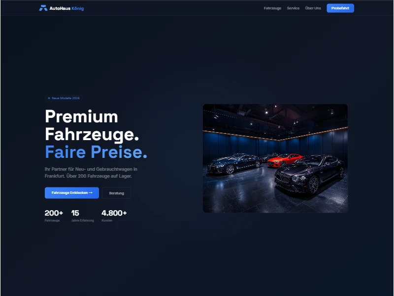 AutoHaus König – Genizi Projekt