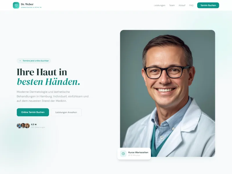 Praxis Dr. Weber – Genizi Konzeptprojekt
