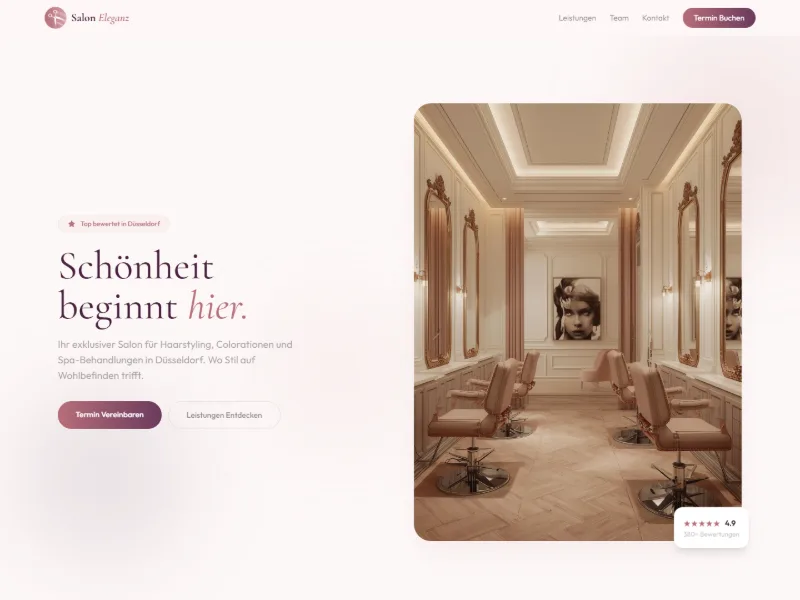 Salon Eleganz – Genizi Konzeptprojekt